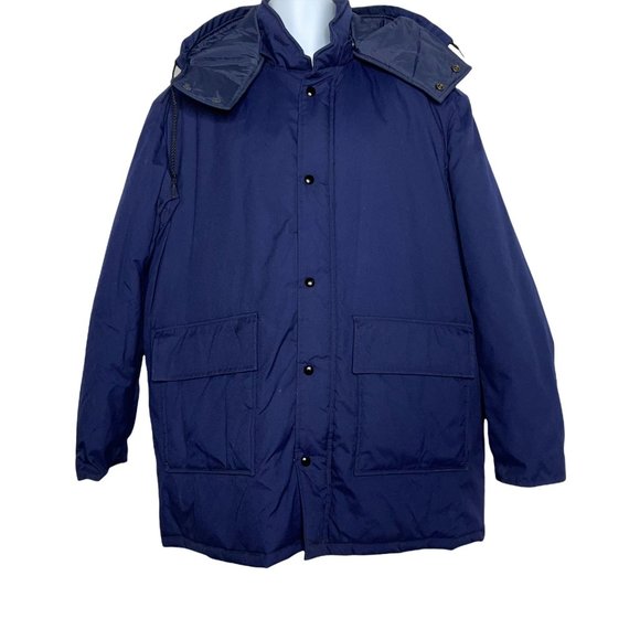 Vintage Neptune Garment Co Letter Carrier Parka Thick Winter Snow Coat Hoodie L - Picture 1 of 9